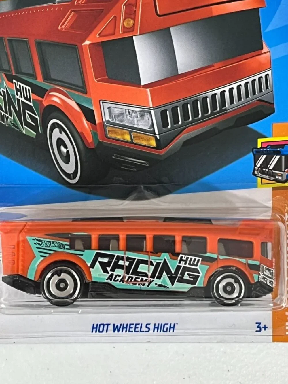 Hot Wheels Hot Wheels High Orange Bus HW Fast Transit 5/5 Diecast
