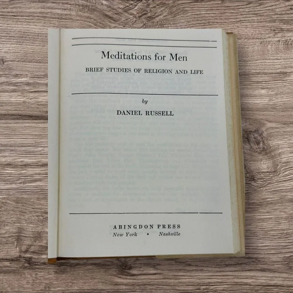 ABINGDON PRESS discover meditations