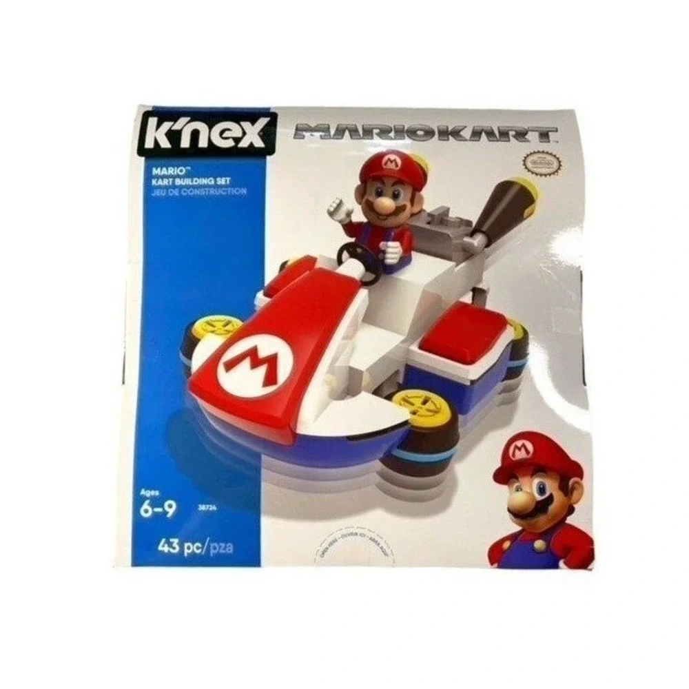K'NEX Mario Kart Building Set Kids OS Multicolor New 38724 43pc‎ Mario Figure