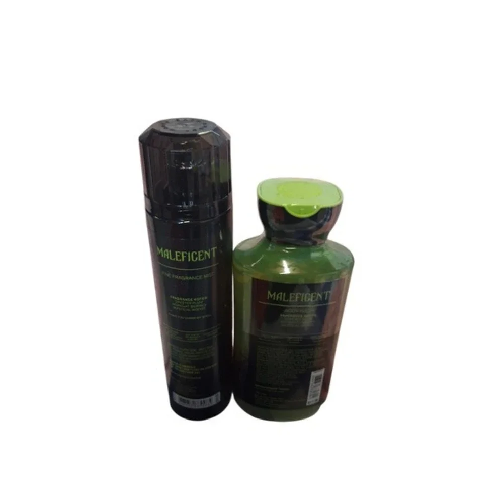Rare Seasonal Bath & Body Works Womens MALEFICENT Body Care 2pcs Bundle Mist Gel