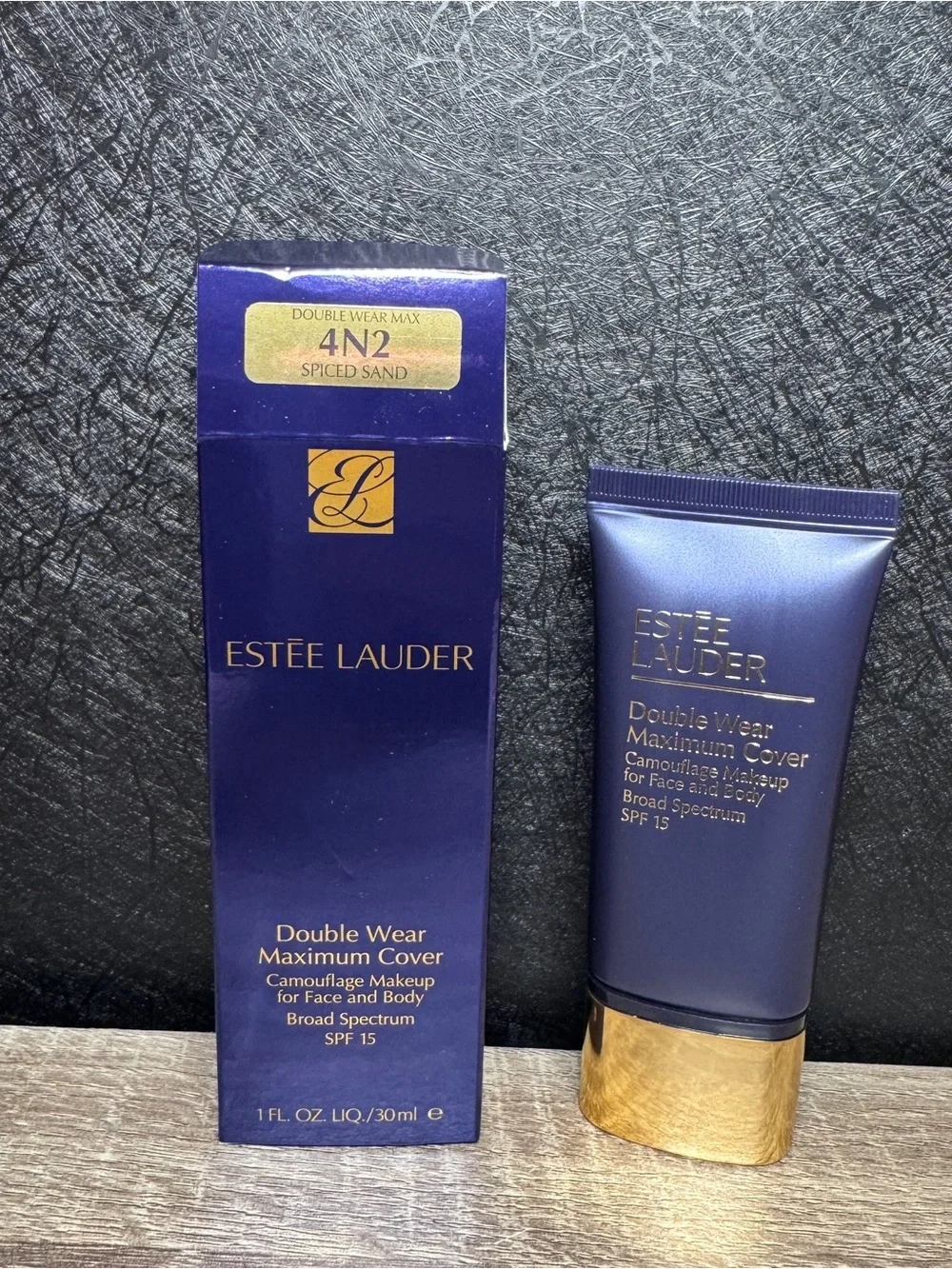 Estee Lauder Double Wear Maximum Cover Foundation 4N2 Spiced Sand 30ml SPF15 NIB