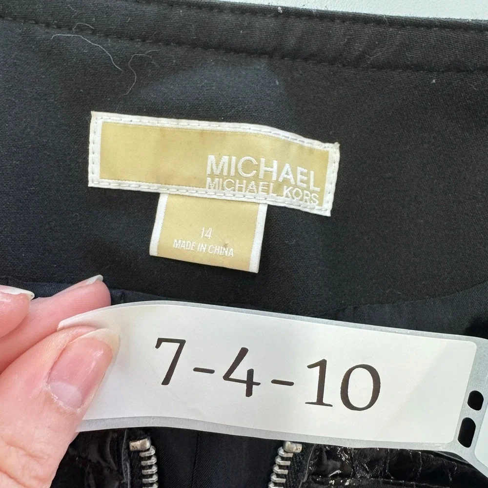 Michael Kors Jacket Women 14 Black Dark Academia Office‎ Professional