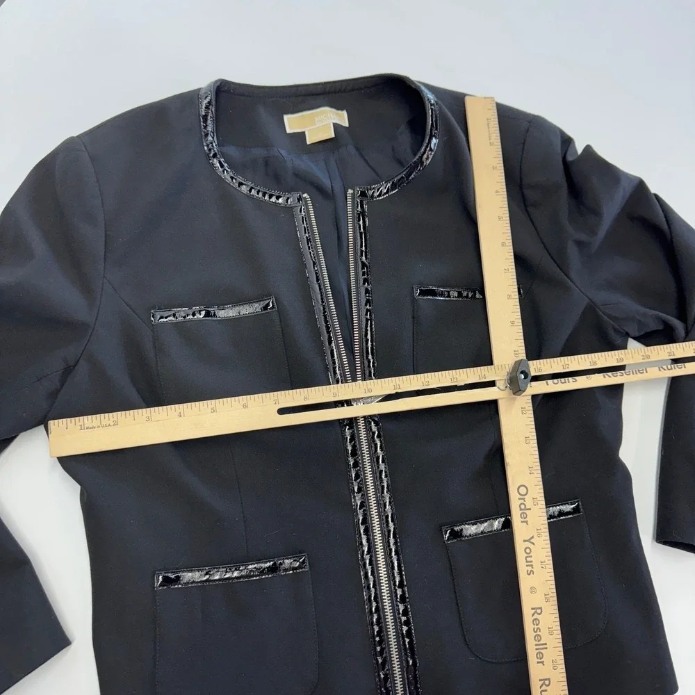 Michael Kors Jacket Women 14 Black Dark Academia Office‎ Professional