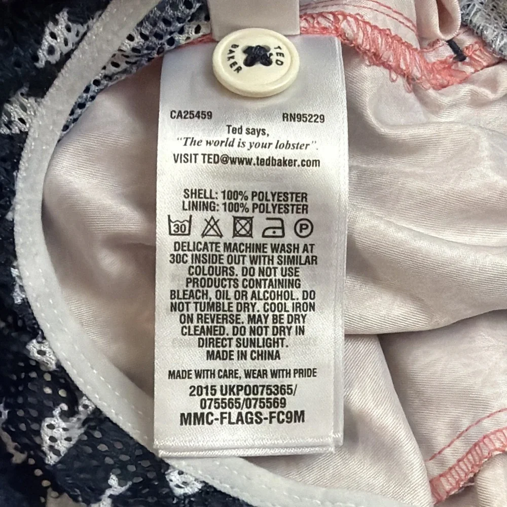 Ted‎ Baker London Men's Size 5 (36) Swim Trunks The Worlds Your Lobster