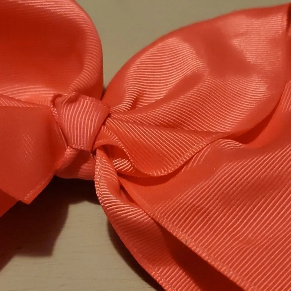 Girls Bright Pink Hair Bow