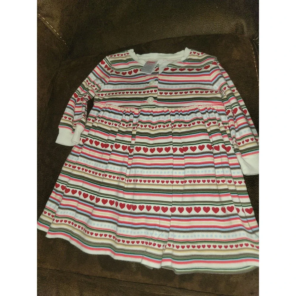 Gymboree mountain cabin‎ striped dress size 12 18 months
