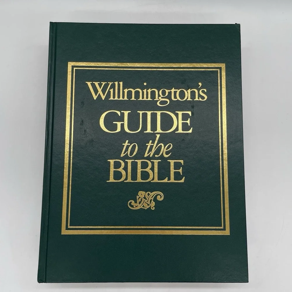 Wilmington's‎ Guide To The Bible Tyndale House Hardcover 1984 Green & Gold Book