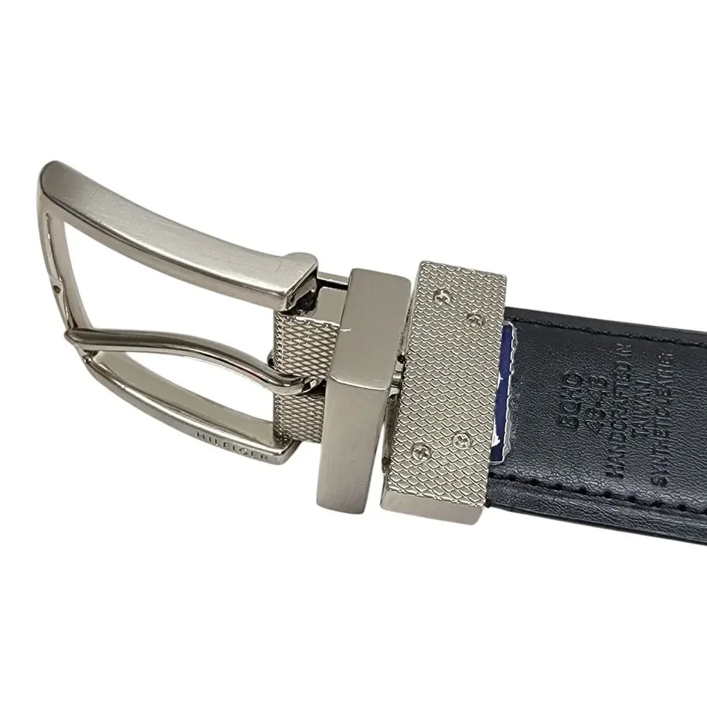 Tommy Hilfiger Mens Reversible Belt Brown Black Size 46-48 Big & Tall Dress