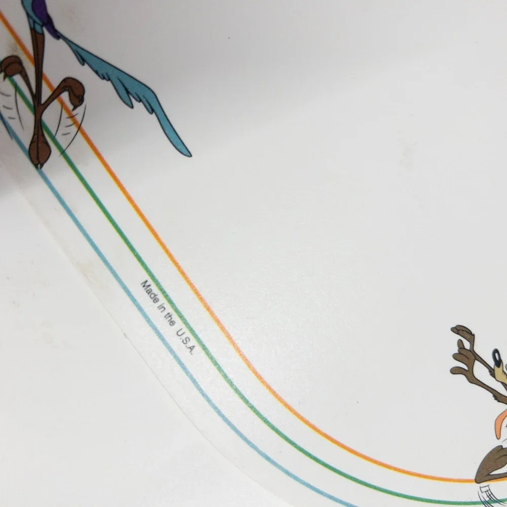 Vintage Warner Bros Looney Tunes Bugs Bunny Placemat Set‎ 90s Cartoon Nostalgia