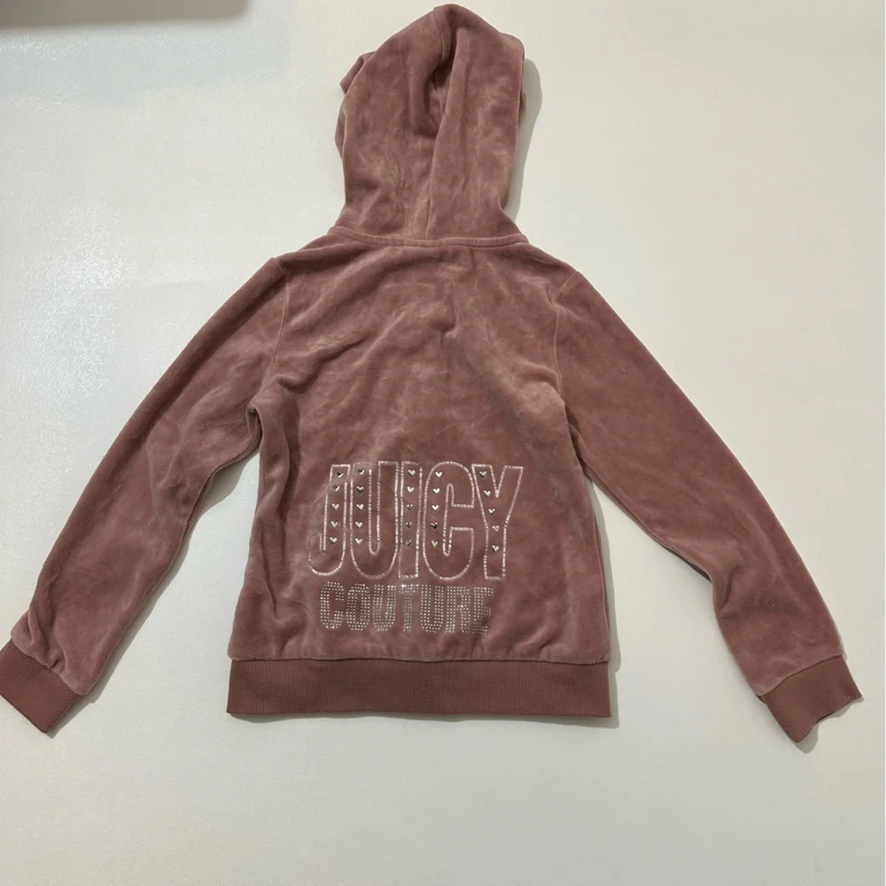 Juicy Couture girls hooded mauve