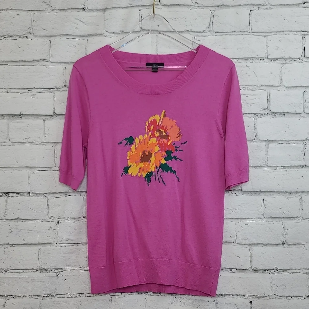 J. Crew crew embroidered