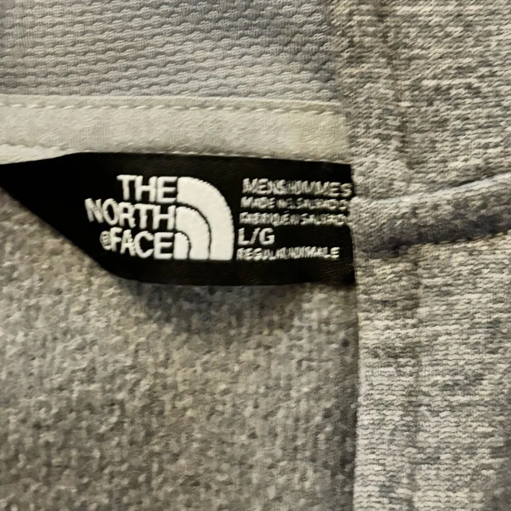 The North Face charcoal zip