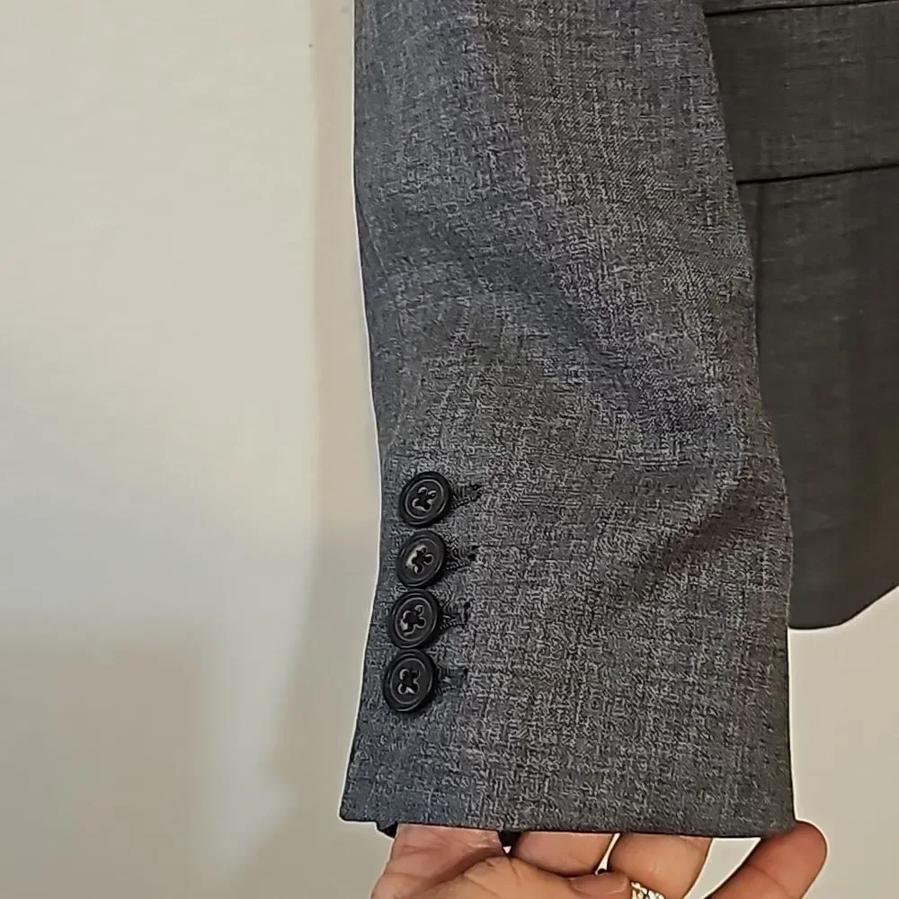 - J. Crew gray career super 120's wool blazer size 4