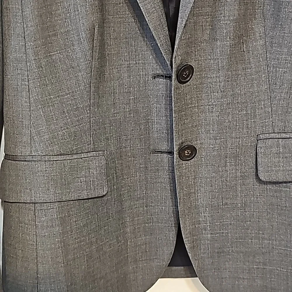 - J. Crew gray career super 120's wool blazer size 4