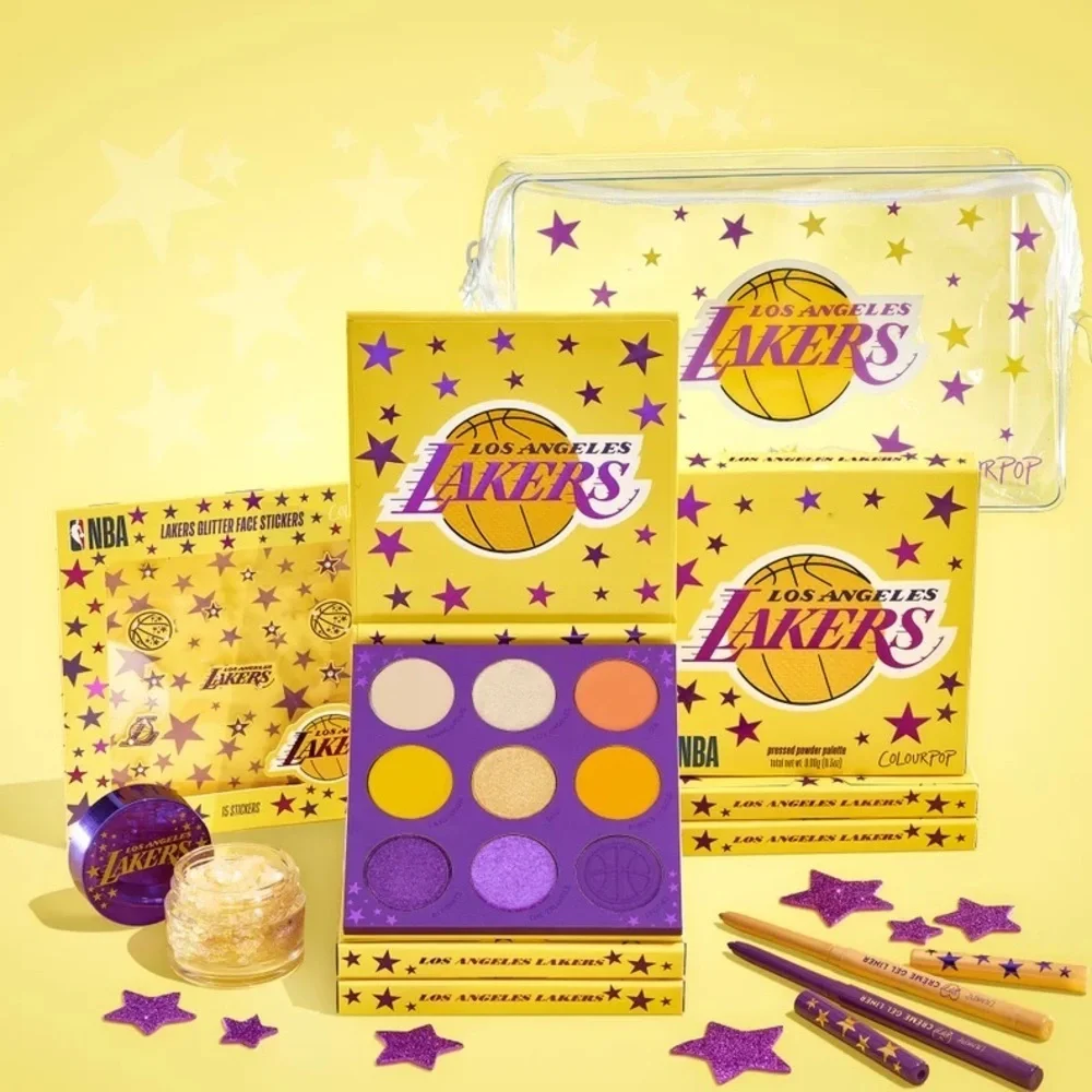 💜💛 ColourPop Los Angeles Lakers Glitterally Obsessed Glitter Gel