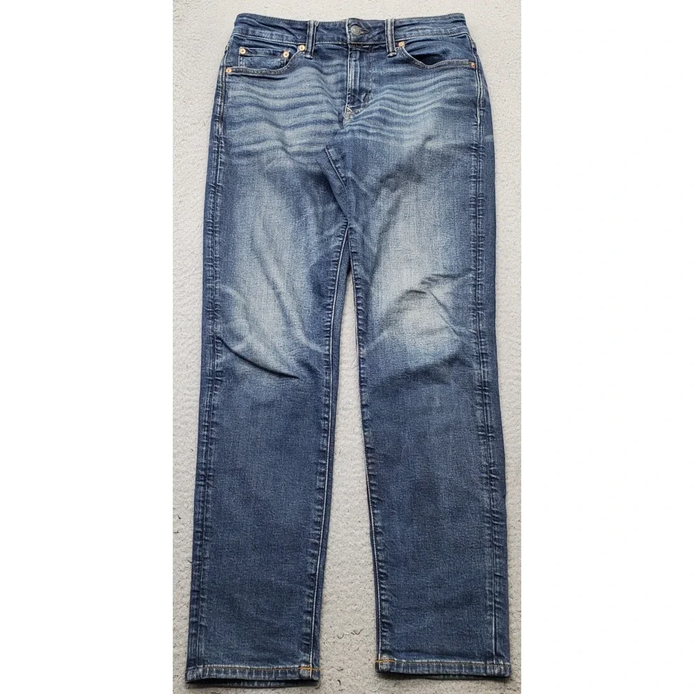 American Eagle Airflex+ Jeans Mens 30x32 Blue Denim Straight Leg Athletic Fit