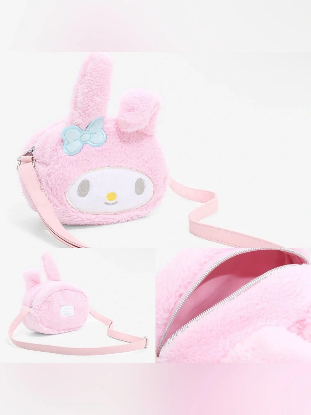 NWOT Loungefly My Melody Plush Crossbody Bag