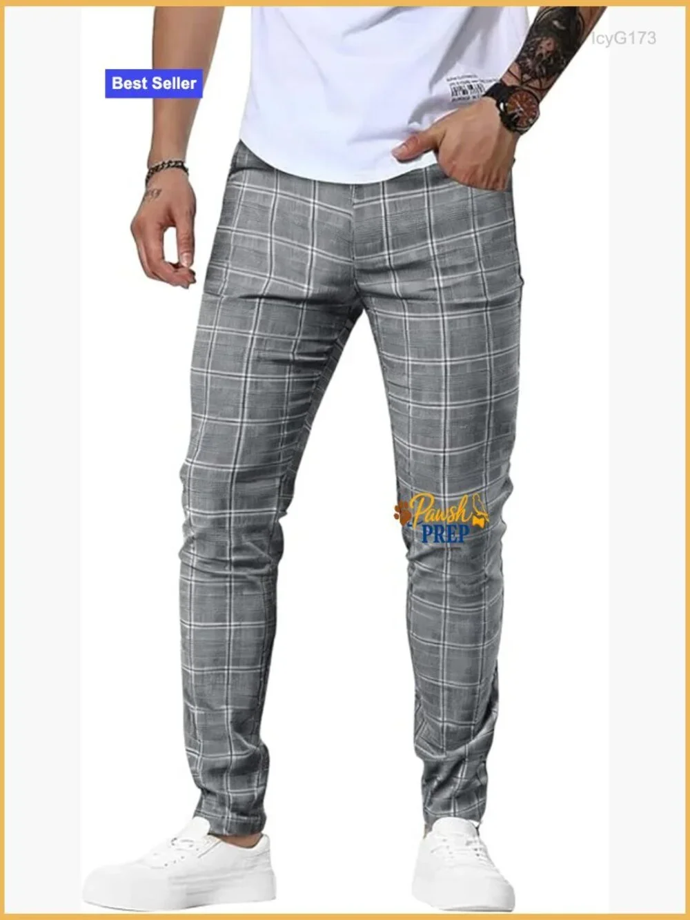 Slim Fit Dress Pants Stretchy Twill Chinos Tapered Skinny Slacks