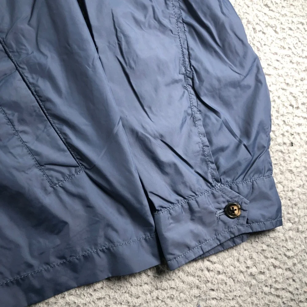 J Mclaughlin Jacket Mens Large Blue Bomber Lightweight Windbreaker Full Zip Fall