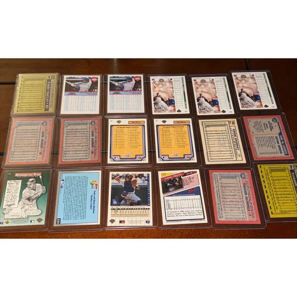 Lot 135+ Los Angeles LA Dodgers Baseball Cards Eddie Murray Pedro Ramon Martinez