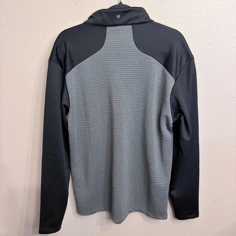 Ping Phaser SensorWarm Mens XL Quarter Zip Golf Pullover Asphalt Black NEW