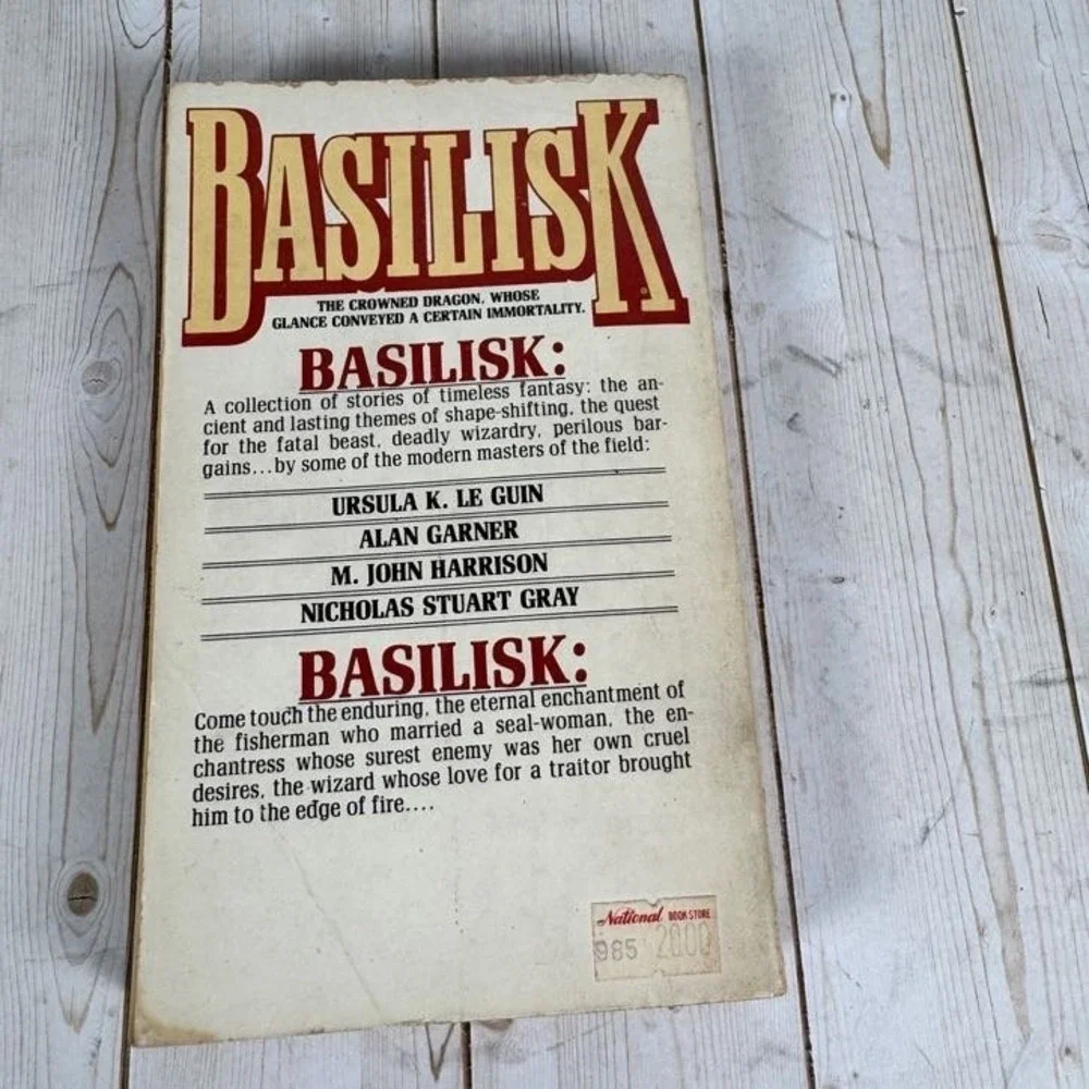 Basilisk Ellen Kushner Anthology 1980 First Ace Printing Fantasy Ace Books
