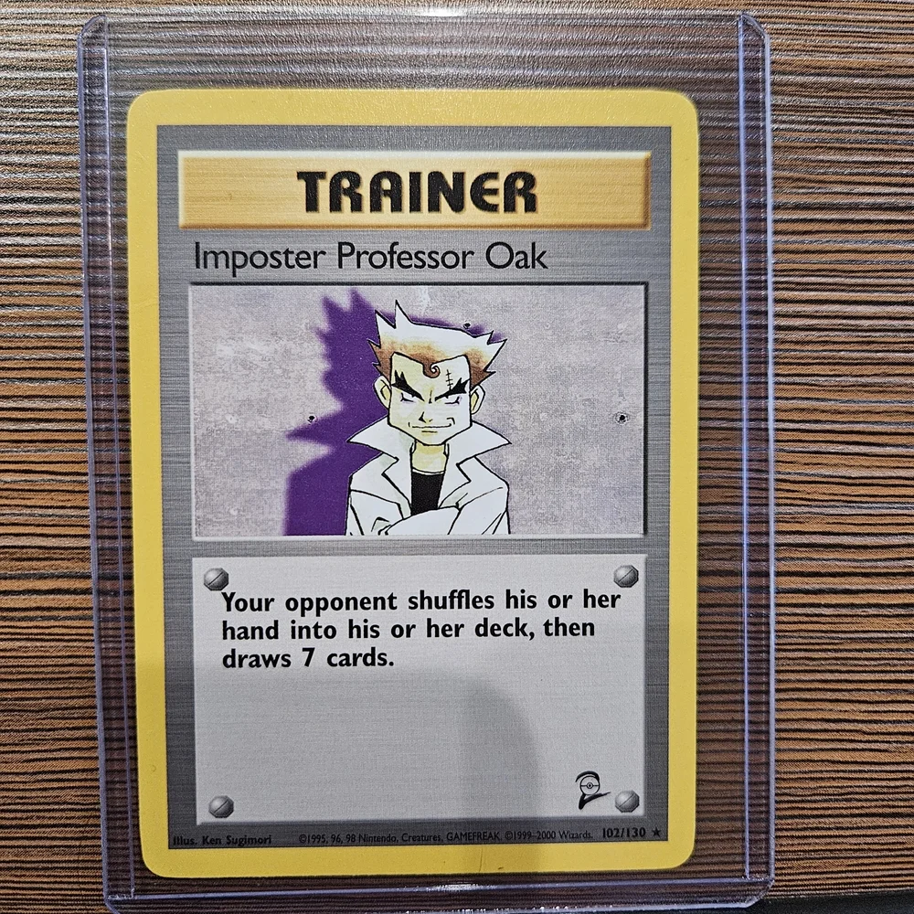 Pokemon Imposter Professor Oak 102/130 Trainer Card