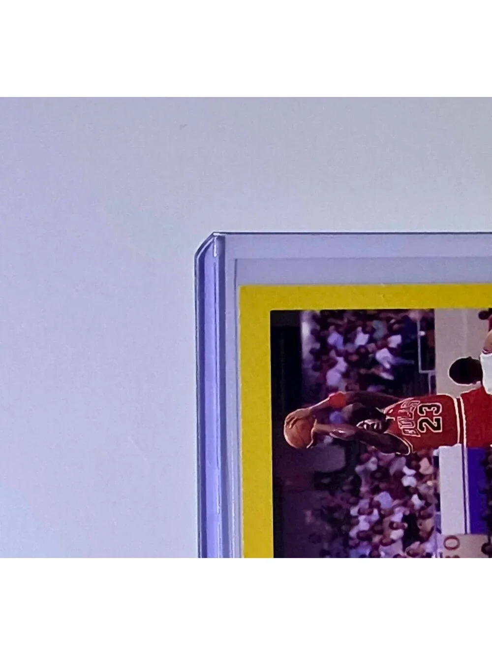 Michael Jordan Magic Johnson 1990-91 NBA Hoops Super Streaks #385 Card Bulls