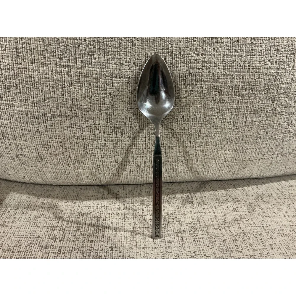 Oneida Profile Stainless Spoon Vintage Floral Pattern Flatware Silverware‎