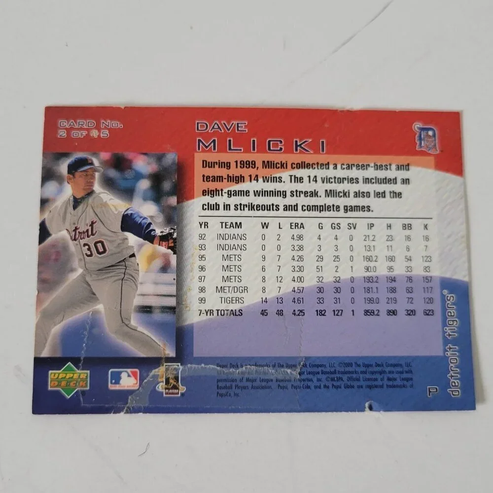 Upper Deck detroit tigers