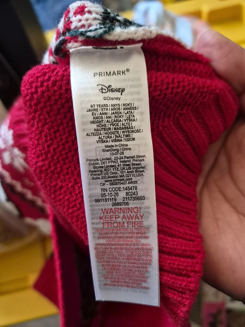 Disney festive red