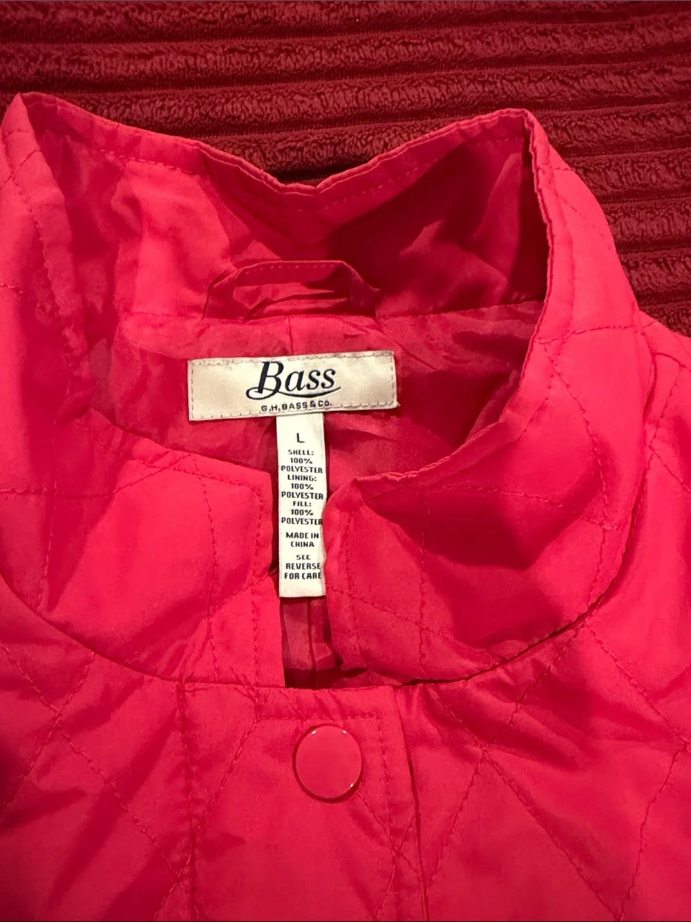Bass lightweight quilted