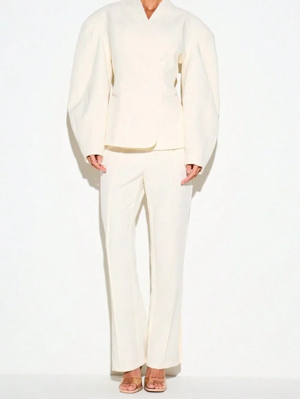 MODA ME COUTURE crisp white