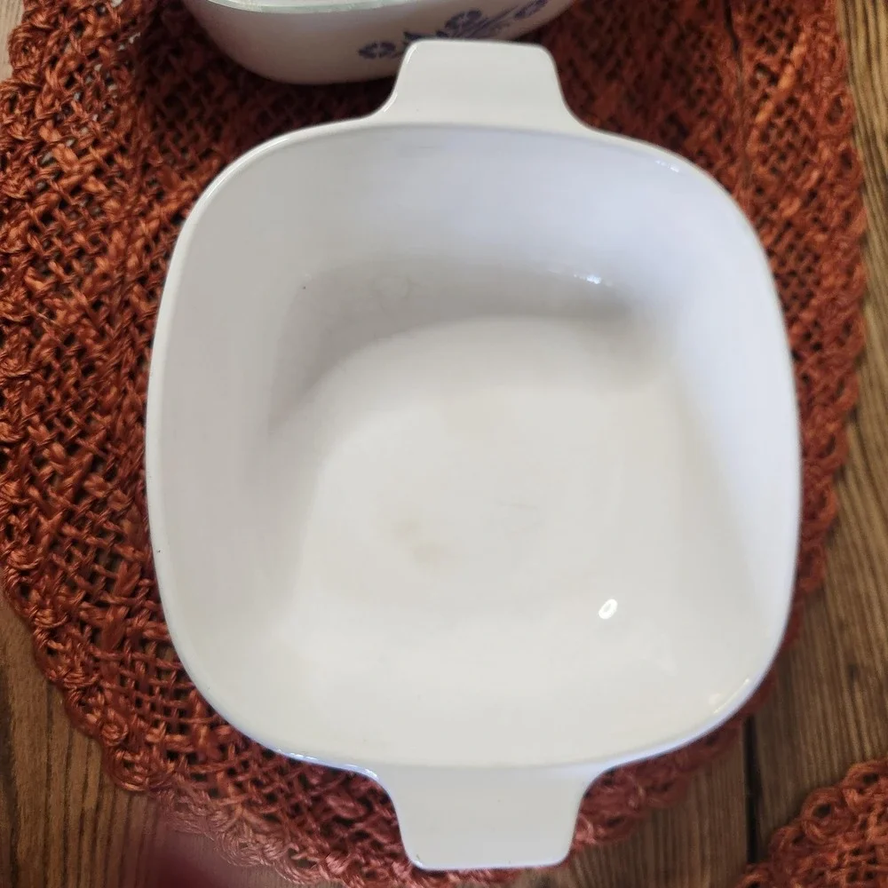 VINTAGE‎ CorningWare 3 piece Set. Blue Cornflower.