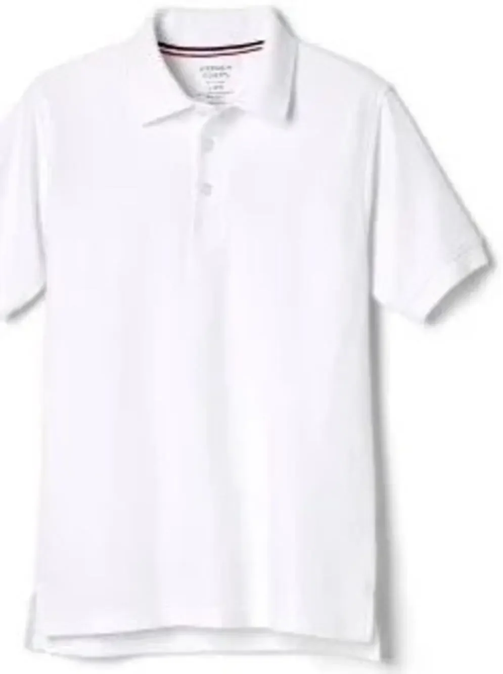 NEW! French Toast XS 4/5 Short Sleeve Pique Polo Shirt White