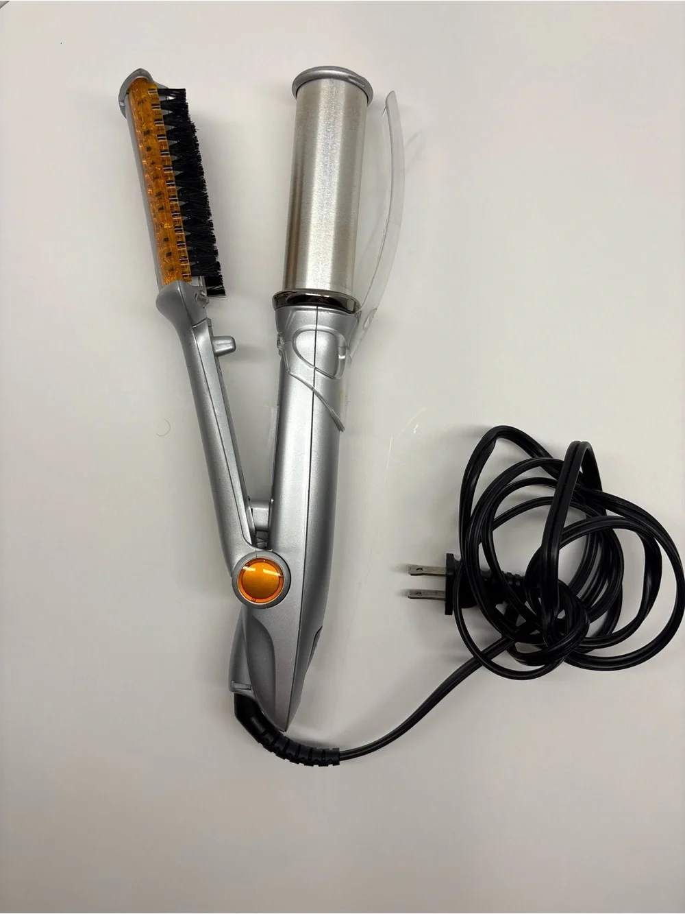 Instyler Rotating Flat Iron Hair Straightener Orange