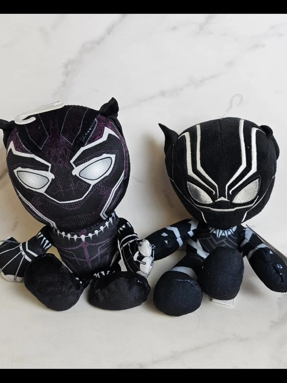 Marvel Black Panther Plush Duo - Black and Purple Accents