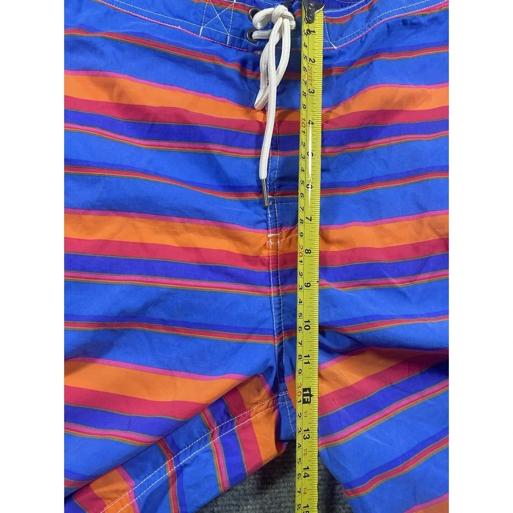 Polo Ralph Lauren Men's Stripe Swim Trunks Board Shorts Size Large