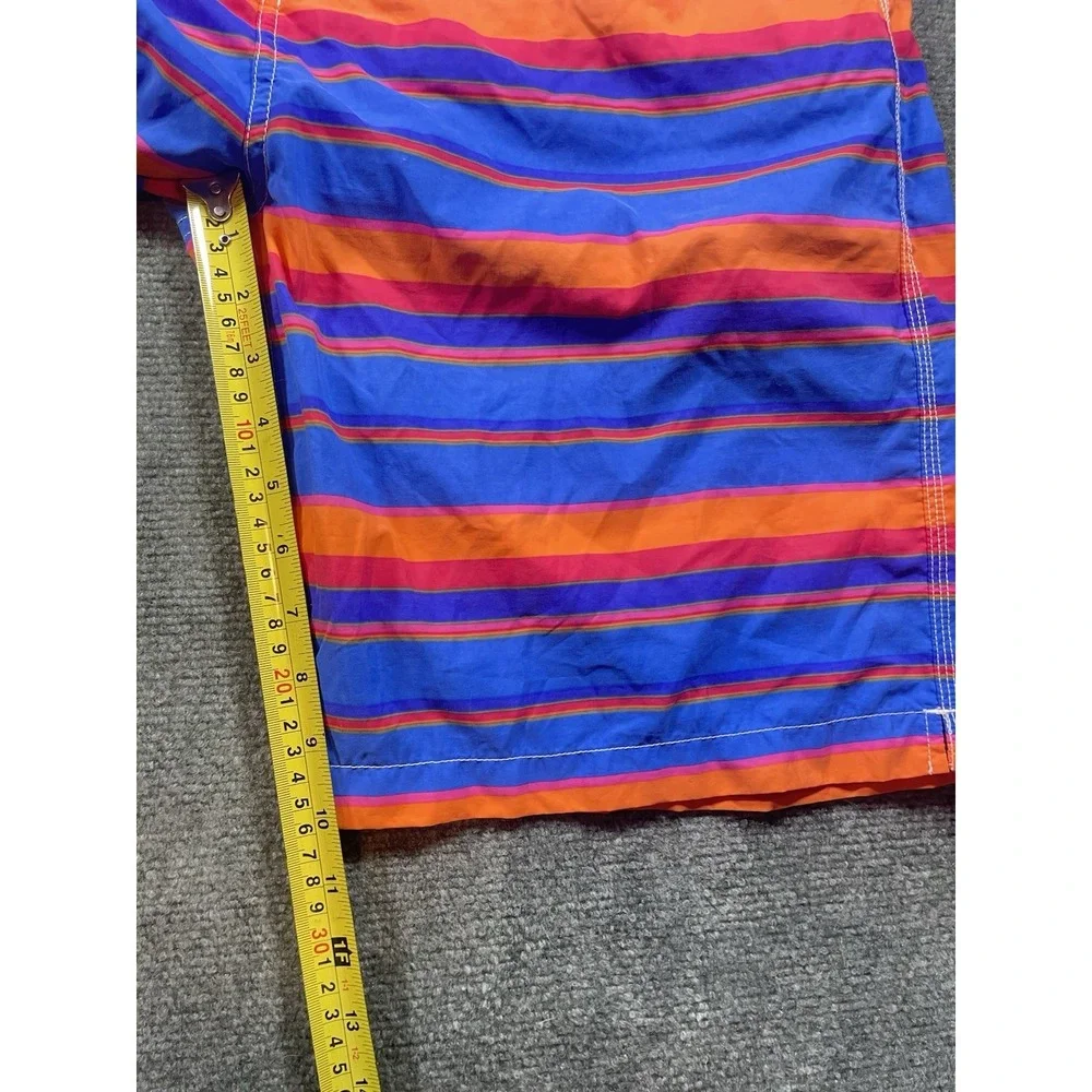 Polo Ralph Lauren Men's Stripe Swim Trunks Board Shorts Size Large