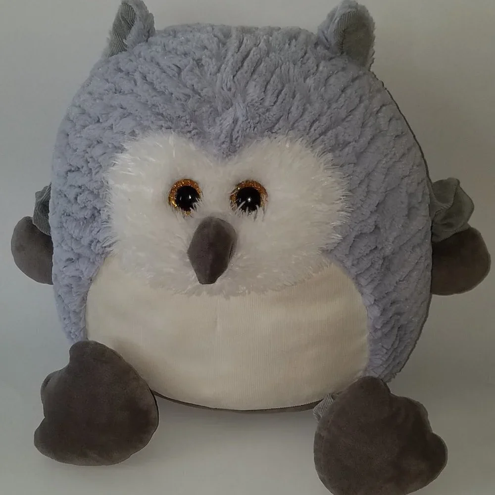 Animal Alley Gray Owl Plush Stuffed Animal Big 15