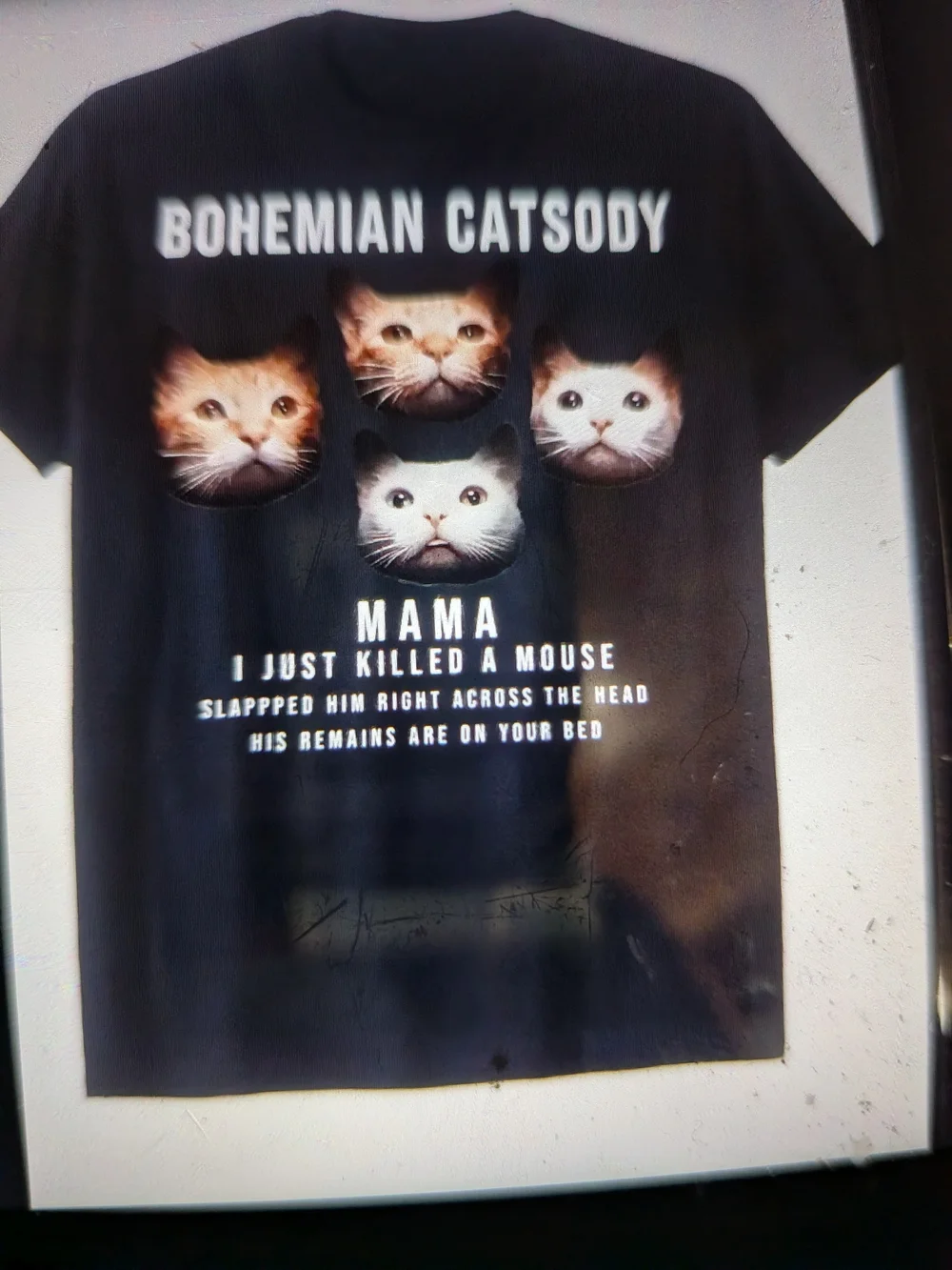 Source Unknown black tee