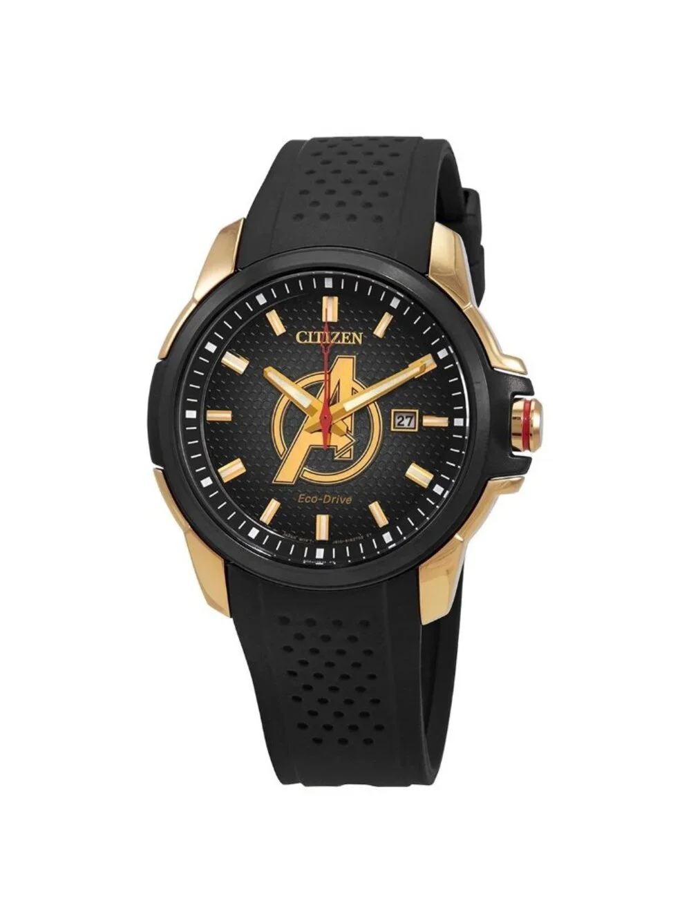 NWT Citizen Eco-Drive Marvel Avengers Black Dial Men's Watch