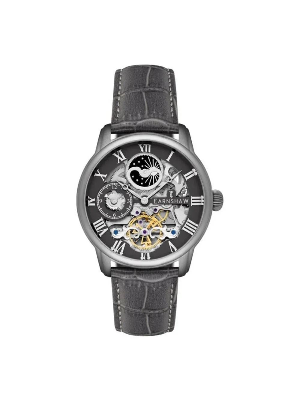 NWT Thomas Earnshaw Longitude Grey Dial Men's Watch