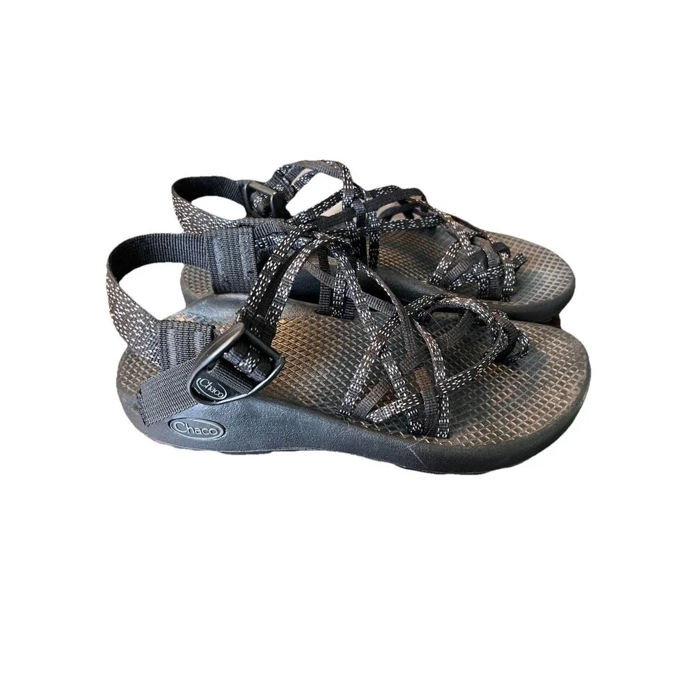 Chaco’s Women’s 6M Z-Classic Sandals Black Fabric‎ Upper , Toe Loop