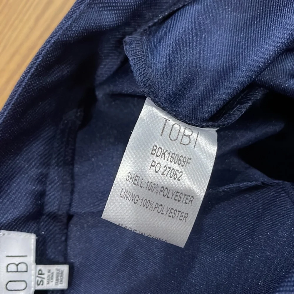 Tobi color navy
