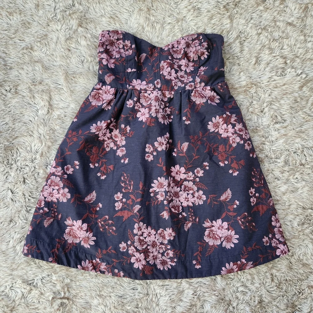 Free People strapless mini