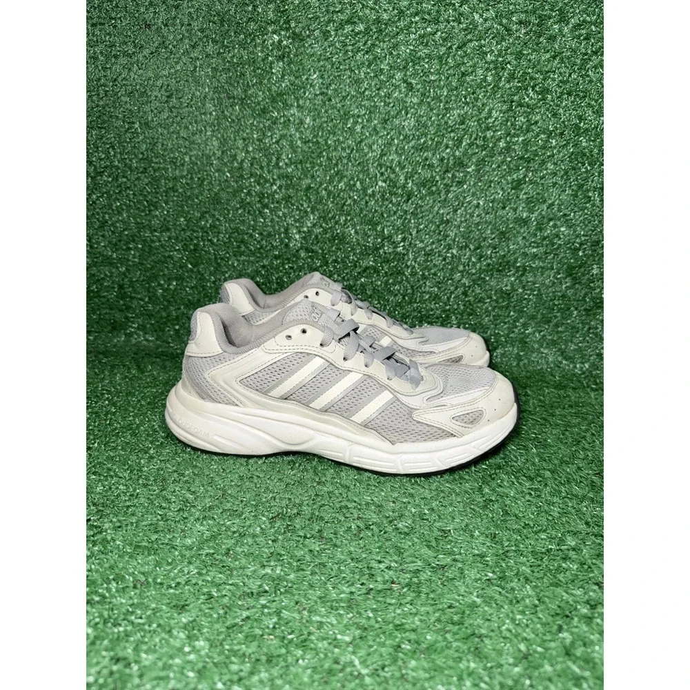 Adidas‎ Eclyptix 2000 Womens Size 7 Grey White Running Shoes Comfort Sneakers