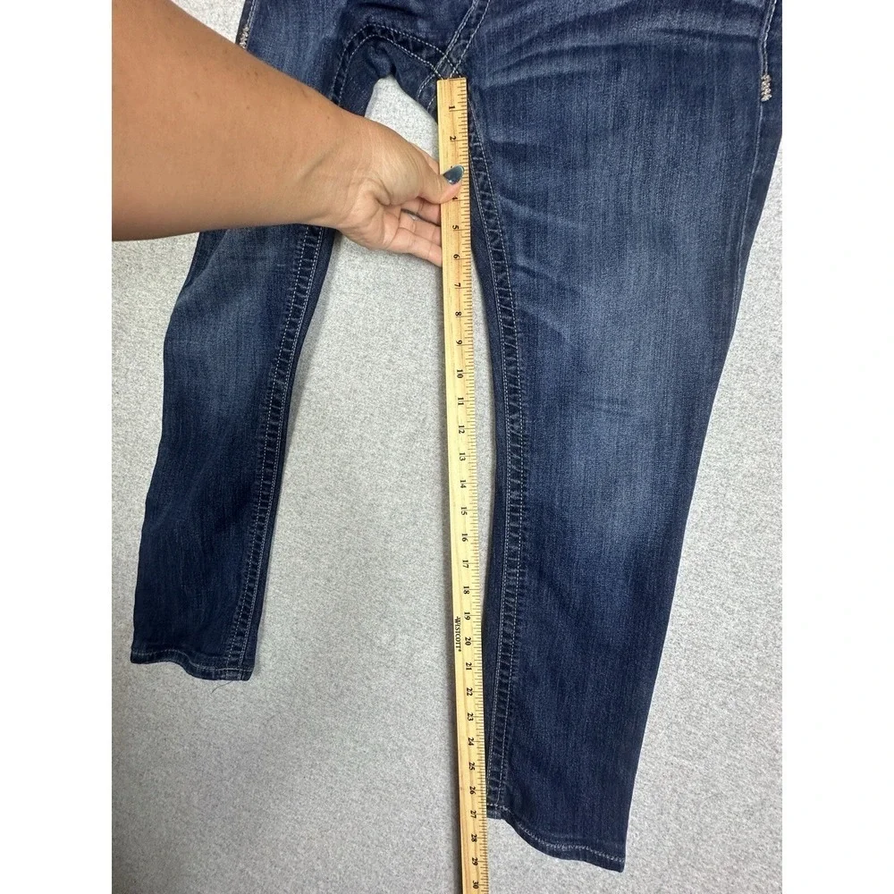 The Buckle BKE CULTURE Size 29 R Low‎ Rise Boot Cut Stretch Jeans Whiskering Y2K