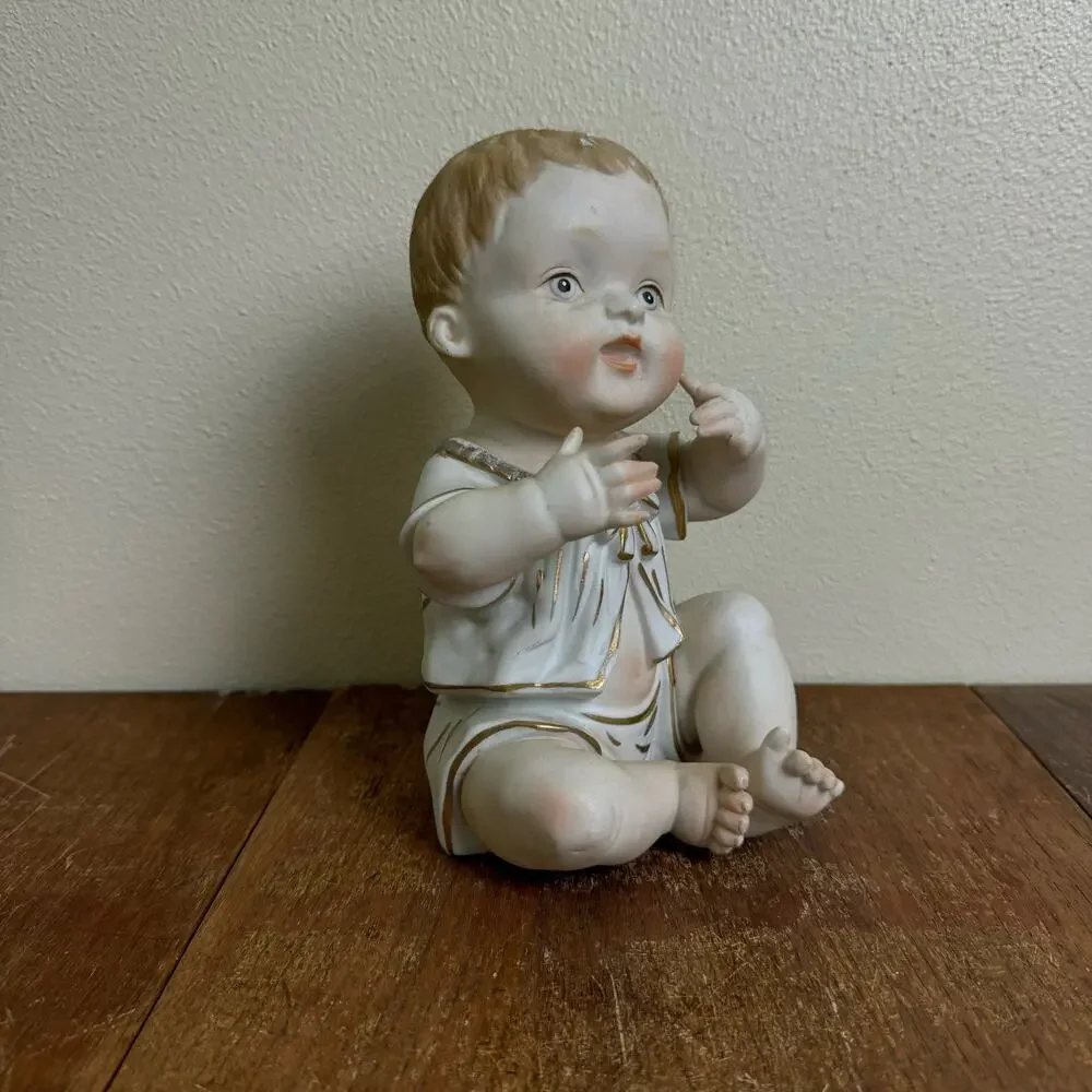 Vintage bisque porcelain
