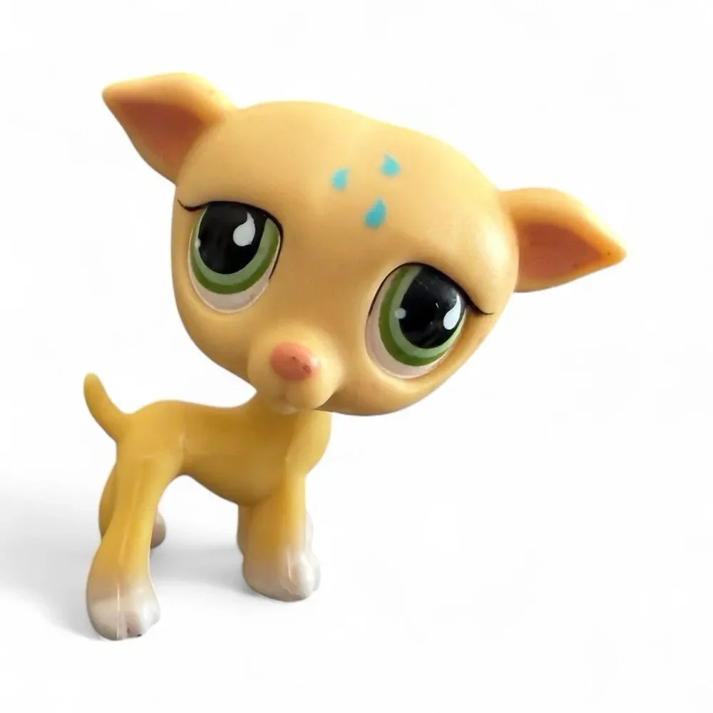 LPS #875 LITTLEST‎ PETSHOP ORIGINAL AUTHENTIC CHIEN DOG LEVRIER GREYHOUND HASBRO